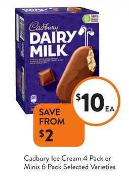 Foodworks Cadbury Ice Cream offer