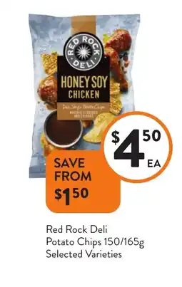 Foodworks Red Rock Deli Potato Chips offer