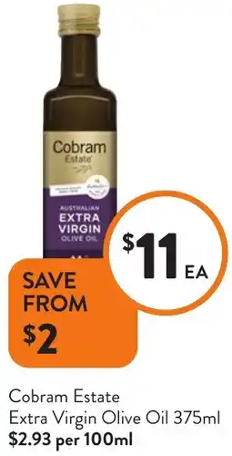 Foodworks Cobram Estate Extra Virgin Olive Oil offer