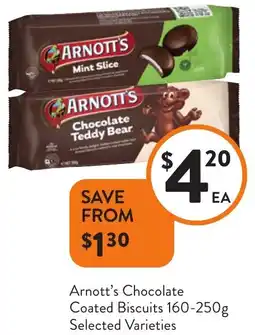 Foodworks Arnott's Chocolate Coated Biscuits offer