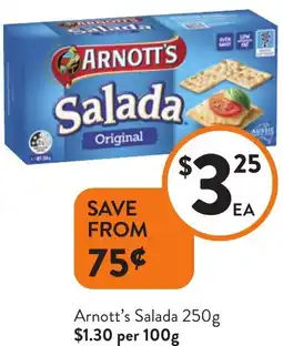 Foodworks Arnott's Salada offer