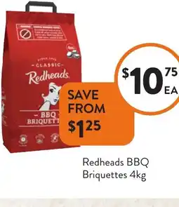 Foodworks Redheads BBQ Briquettes offer