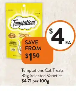Foodworks Temptations Cat Treats offer