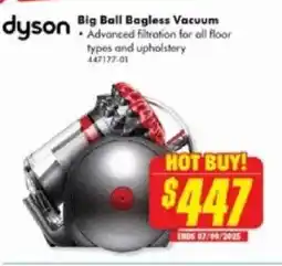 The Good Guys Big Ball Bagless Vacuum offer