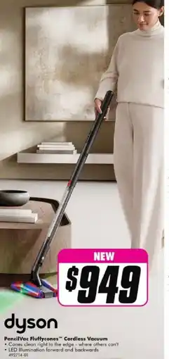 The Good Guys PencilVac Fluffycones Cordless Vacuum offer