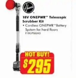 The Good Guys 18V ONEPWR Telescopic Scrubber Kit offer