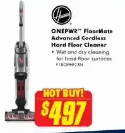 The Good Guys ONEPWR FloorMate Advanced Cordless Hard Floor Cleaner offer
