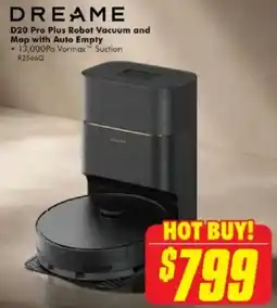 The Good Guys D20 Pro Plus Robot Vacuum and Mop with Auto Empty offer