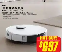 The Good Guys DEEBOT N20 Pro Plus Robotic Vacuum offer