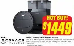 The Good Guys DEEBOT T50 Pro OMNI Robotic Vacuum offer