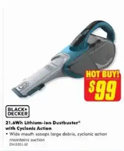 The Good Guys 21.6Wh Lithium-ion Dustbuster with Cyclonic Action offer