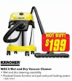 The Good Guys WD3 S Wet and Dry Vacuum Cleaner offer