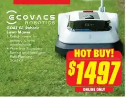 The Good Guys GOAT G1 Robotic Lawn Mower offer