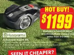 The Good Guys Automower Aspire R4 offer