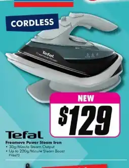 The Good Guys Tefal Freemove Power Steam Iron offer