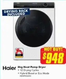 The Good Guys Haier kg Heat Pump Dryer offer