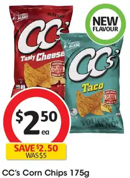 Coles CC's Corn Chips offer