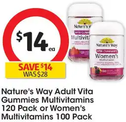 Coles Nature's Way Adult Vita Gummies Multivitamins offer