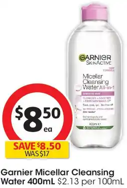 Coles Garnier Micellar Cleansing Water offer