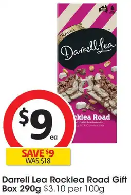 Coles Darrell Lea Rocklea Road Gift Box offer