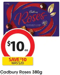 Coles Cadbury Roses offer