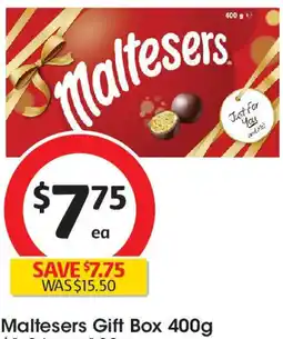 Coles Maltesers Gift Box offer