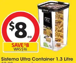 Coles Sistema Ultra Container offer
