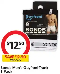 Coles Bonds Men's Guyfront Trunk offer