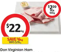 Coles Don Virginian Ham offer