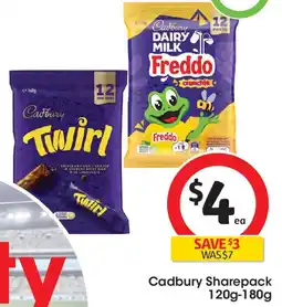 Coles Cadbury Sharepack offer