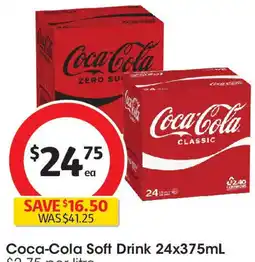 Coles Coca-Cola Soft Drink offer