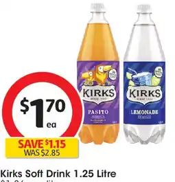 Coles Kirks Soft Drink offer