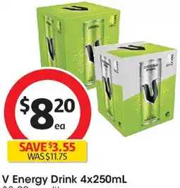 Coles V Energy Drink offer