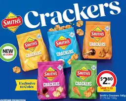 Coles Smith's Crackers offer
