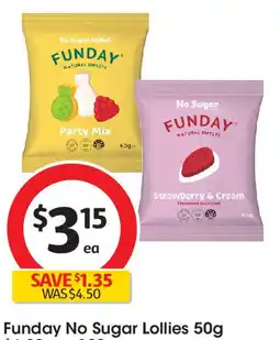 Coles Funday No Sugar Lollies offer