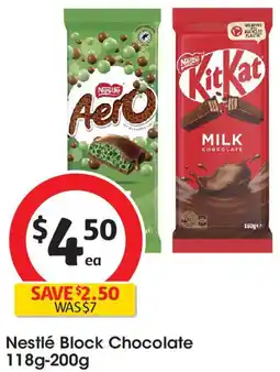 Coles Nestlé Block Chocolate offer
