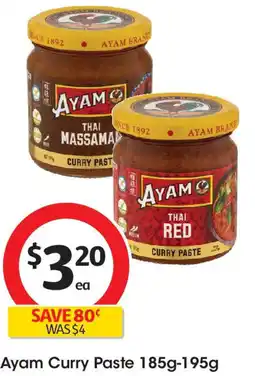 Coles Ayam Curry Paste offer