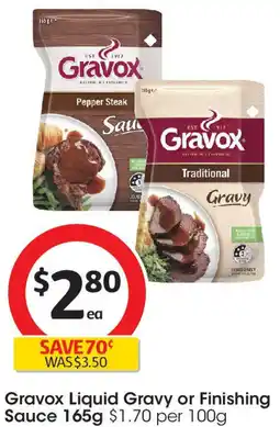 Coles Gravox Liquid Gravy or Finishing Sauce offer