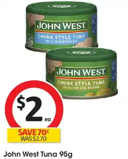 Coles John West Tuna offer