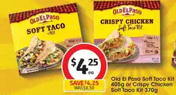 Coles Old El Paso Soft Taco Kit or Crispy Chicken Soft Taco Kit offer