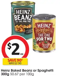Coles Heinz Baked Beanz or Spaghetti offer