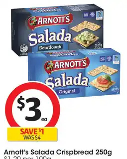 Coles Arnott's Salada Crispbread offer