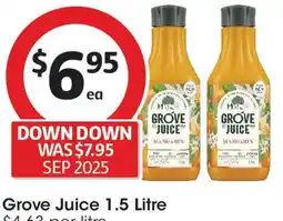 Coles Grove Juice offer