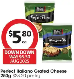 Coles Perfect Italiano Grated Cheese offer