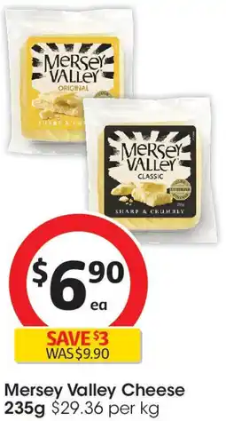Coles Mersey Valley Cheese offer