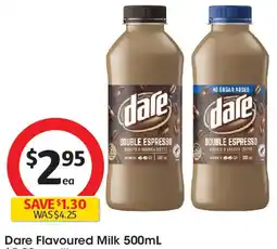 Coles Dare Flavoured Milk offer