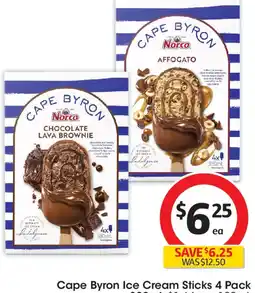 Coles Cape Byron Ice Cream Sticks offer