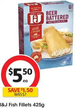 Coles I&J Fish Fillets offer