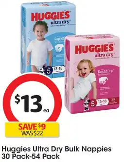 Coles Huggies Ultra Dry Bulk Nappies offer