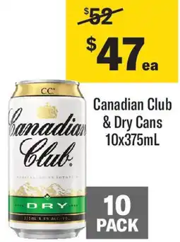 Coles Canadian Club DRY offer